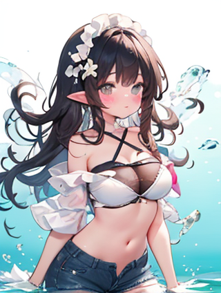 女士吊带背心裁剪图解